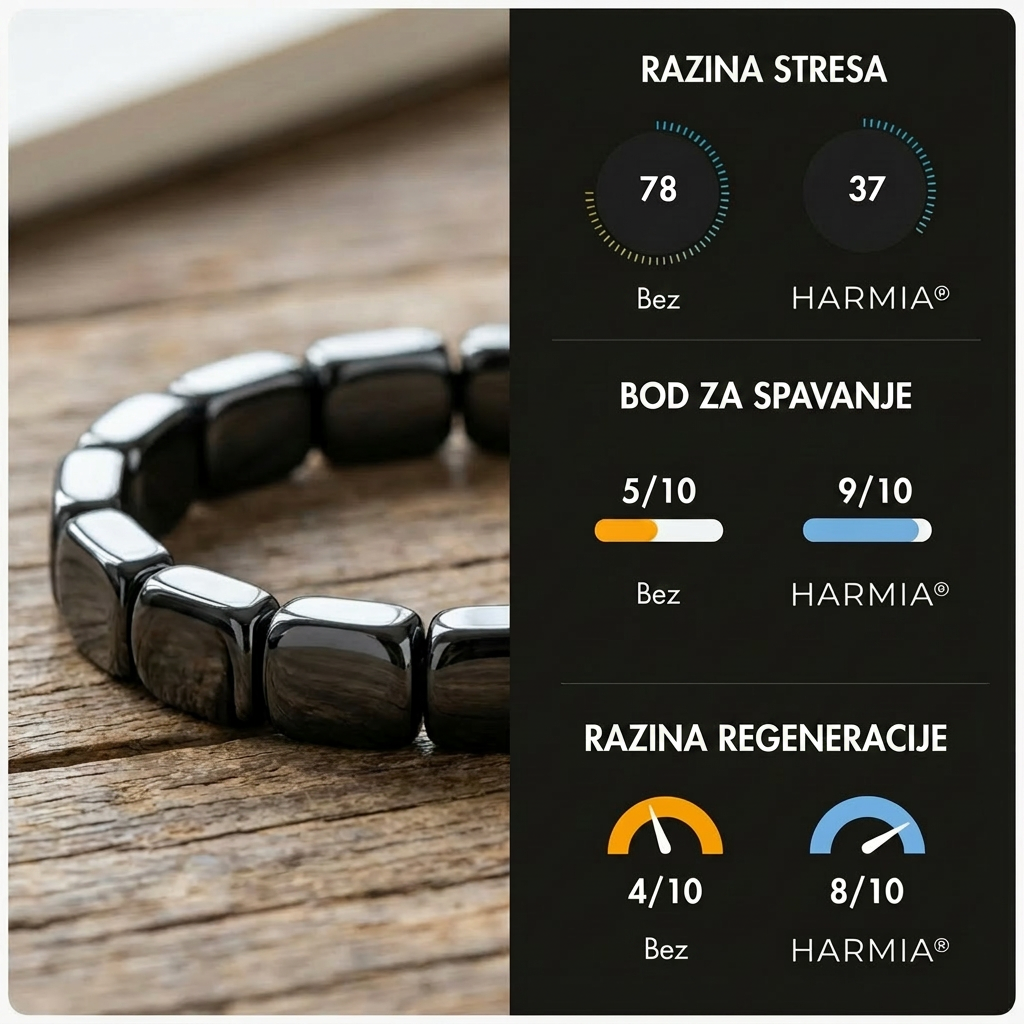 HARMIA® – Magnetska Hematitna Narukvica
